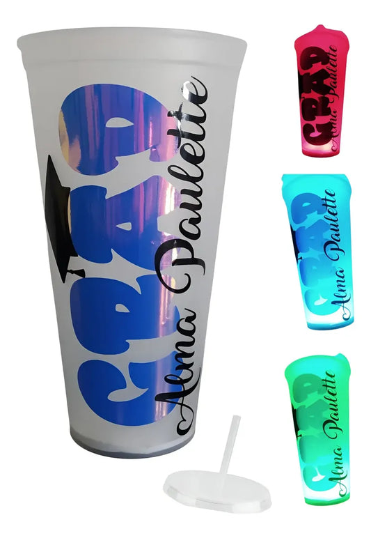 10pz vaso personalizado con luz led