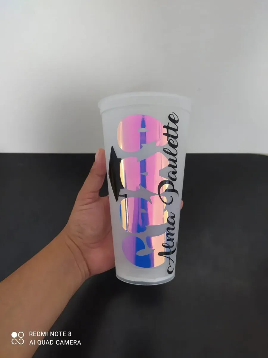 10pz vaso personalizado con luz led