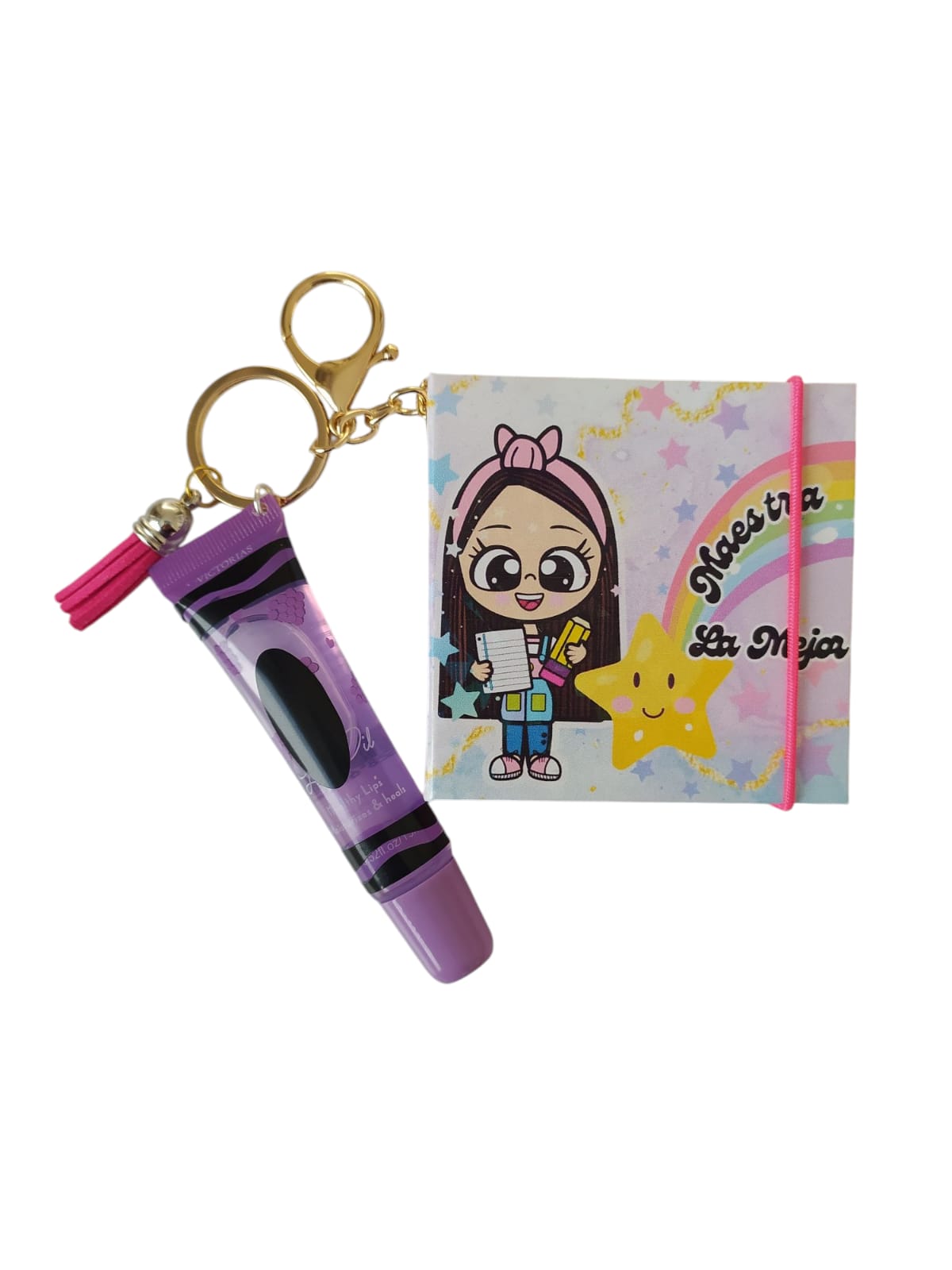 Llavero Post It con Balsamo para Labios