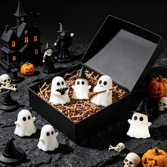 Glowing Halloween Ghost Desktop Ornament