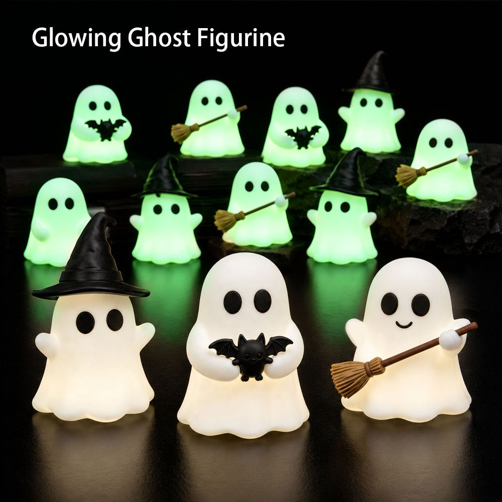 Glowing Halloween Ghost Desktop Ornament