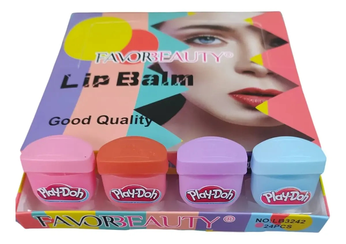 24pz Bálsamo para labios play doh