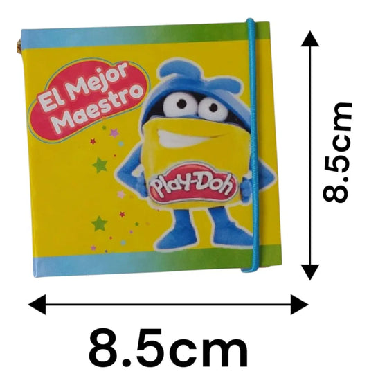 3pz libreta llavero post it regalo día del maestro