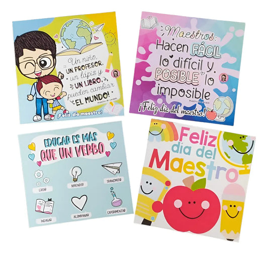 8pz detalle día del maestro post it gigantes