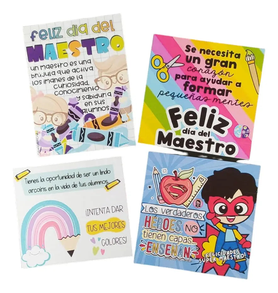 8pz detalle día del maestro post it gigantes