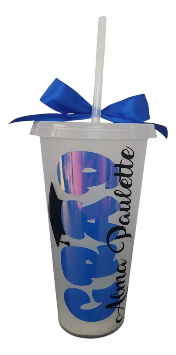 Vaso led stitch regalo de graduación